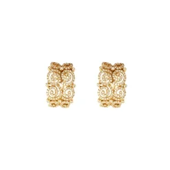 Boucles d'oreilles Torsade Diamants