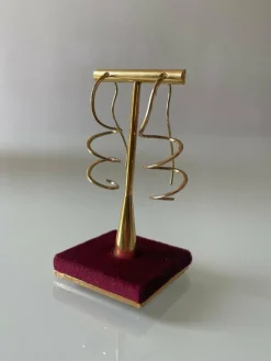 Boucles d'oreilles torsadées Gaia