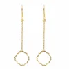 Boucles d'oreilles Transparence Or jaune