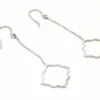 Boucles d'oreilles Transparence Or blanc