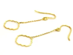 Boucles d'oreilles Transparence Or jaune