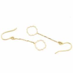 Boucles d'oreilles Transparence Or jaune