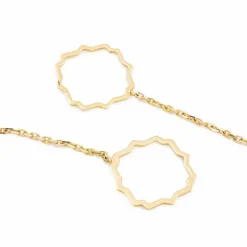 Boucles d'oreilles Transparence Or jaune