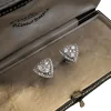 Boucles d'oreilles triangle diamants 0,85 ct