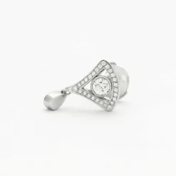 Boucles d'Oreilles Triangle Diamant