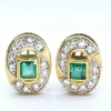Boucles d'oreilles vintage en or