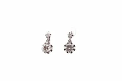 Boucles d'oreilles vintage diamants