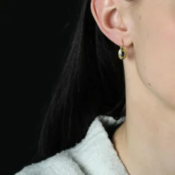 Boucles d'oreilles vintage saphirs