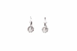 Boucles d'oreilles vintage diamants