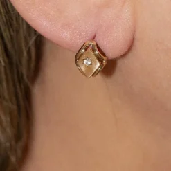 Boucles d'oreilles Vintage originales en Or Jaune