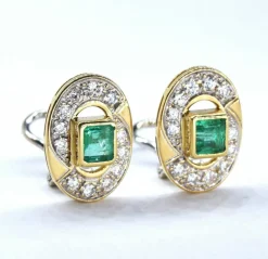 Boucles d'oreilles vintage en or
