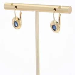 Boucles d'oreilles vintage saphirs