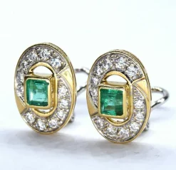 Boucles d'oreilles vintage en or