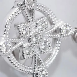 Boucles d'oreilles vintage ALT en or et diamants