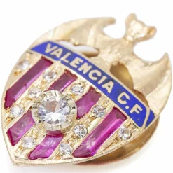 Bouclier FC Valence Or jaune Diamants Rubi Émail