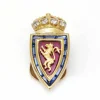 Bouclier FC Zaragoza Or jaune Diamants Rubi Saphirs