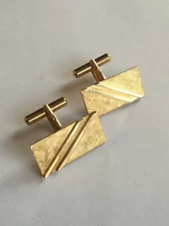 Bouton de manchette en Or jaune