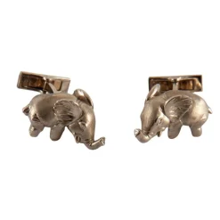 Bouton de Manchettes Eléphant