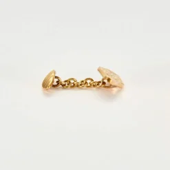 Boutons de Manchette Art Nouveau Or Jaune