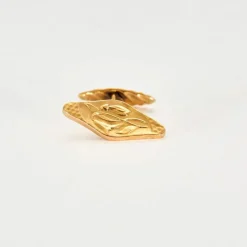 Boutons de Manchette Art Nouveau Or Jaune