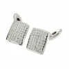 Boutons de manchette avec diamants