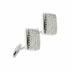 Boutons de manchette avec diamants