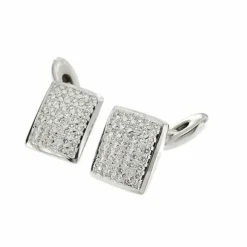 Boutons de manchette avec diamants