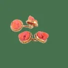 Boutons de manchette Corail