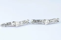 Boutons de manchette diamant en or blanc