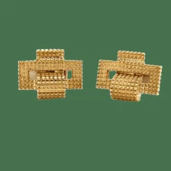Boutons de manchette en or jaune