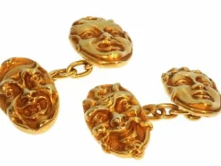 Boutons de manchette en or