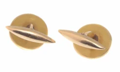 Boutons de manchette en or jaune