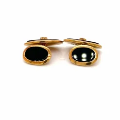 Boutons de manchette Leo Pizzo Onyx Diamants