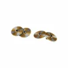 BOUTONS DE MANCHETTE OR & SAPHIR