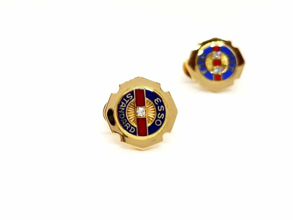 Boutons de manchette Or jaune Diamant