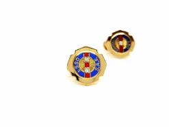 Boutons de manchette Or jaune Diamant
