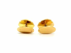 Boutons de manchette Or jaune Diamant