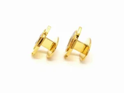 Boutons de manchette Or jaune Diamant
