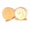 Boutons de manchette Pièce Or jaune