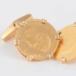 Boutons de manchette Porte-pièce 10 Francs