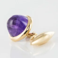 Boutons de manchettes Améthystes