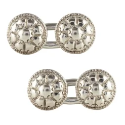 Boutons de manchettes anciens Argent