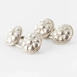 Boutons de manchettes anciens Argent