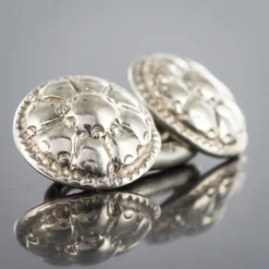 Boutons de manchettes anciens Argent