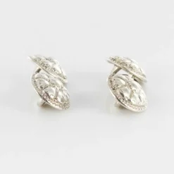 Boutons de manchettes anciens Argent