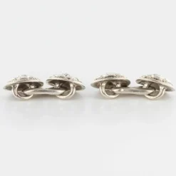 Boutons de manchettes anciens Argent