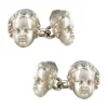 Boutons de manchettes Argent Chérubins