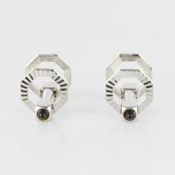 Boutons de manchettes Argent Art déco