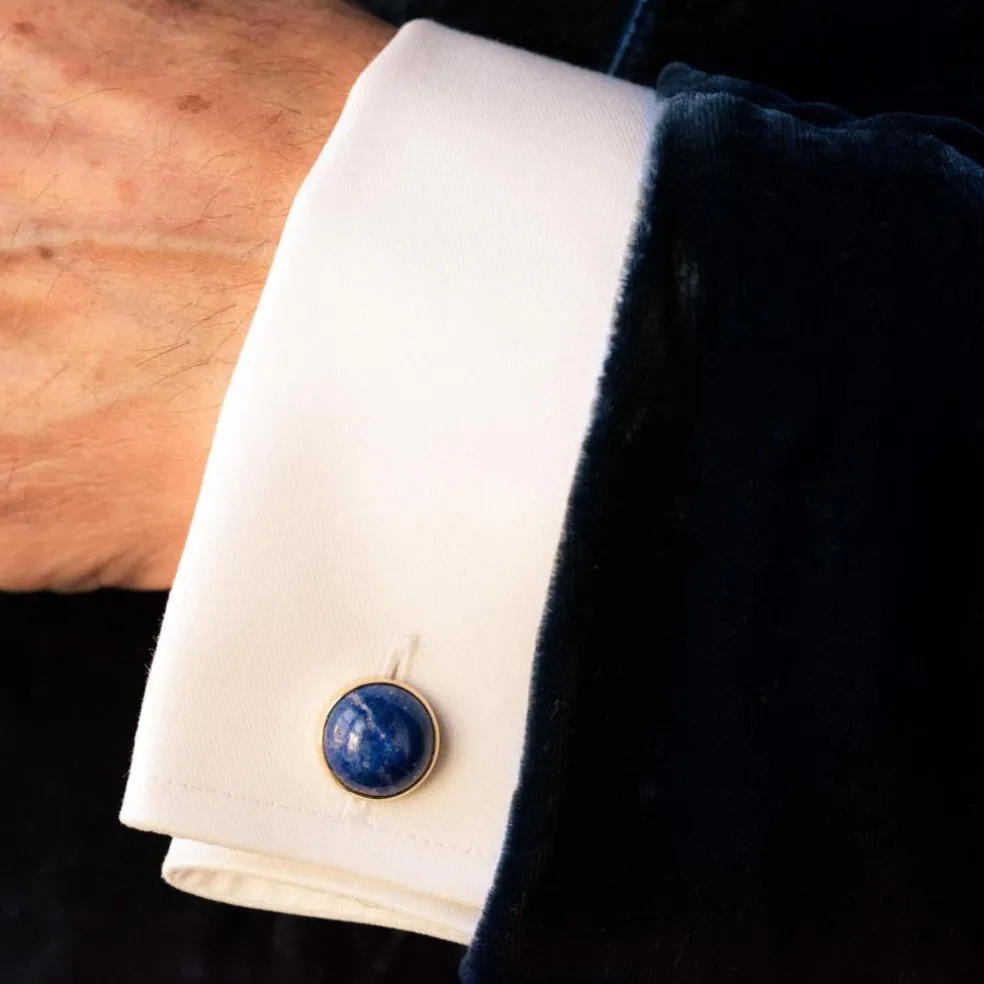Boutons de manchettes Lapis lazuli