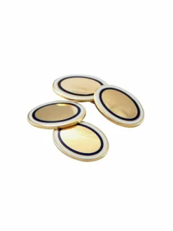 Boutons de manchettes émaillés